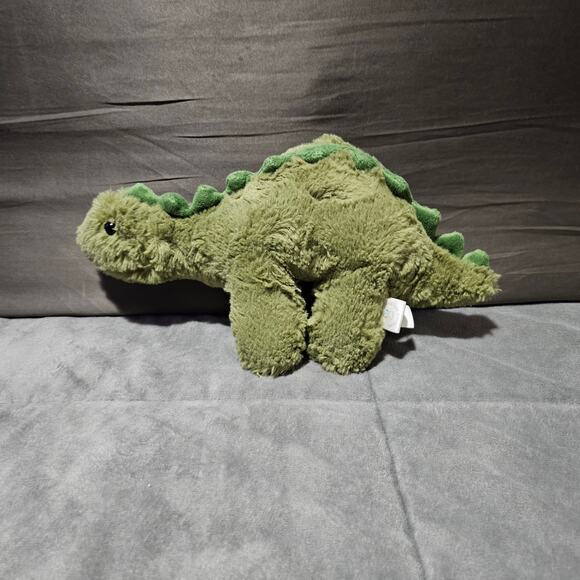 Manhattan Toy 2 Set lot Plush Dinosaurs Little Jurassics Stegosaurus T Rex Blue - Picture 2 of 9